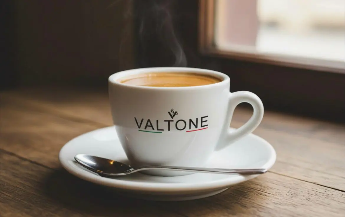Cup of coffee on wooden table